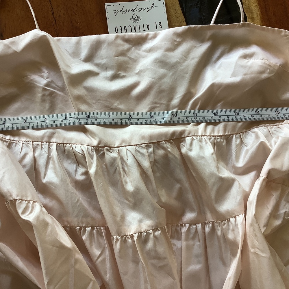 Free People Enough With The Tiers Silk Maxi Dress NWT - Picture 7 of 7